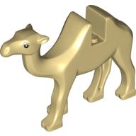Lego Animal, Camel with Black Eyes print / Tan