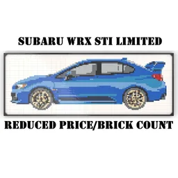 Subaru Impreza WRX Sti - LEGO (Pixel)Art