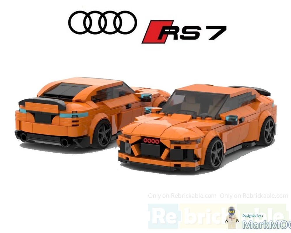 Lego AUDI RS-7 Orange