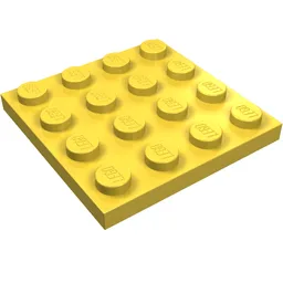 Plate 4 x 4 / Yellow