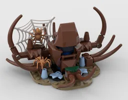 Spider nest (76434 alternative build)