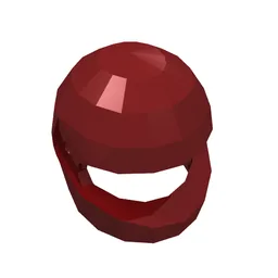 Helmet, Standard / Dark Red