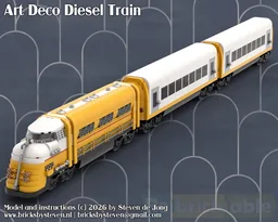 Art Deco Diesel Train (RC)
