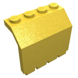 Hinge Panel 2 x 4 x 3 1/3 / Yellow