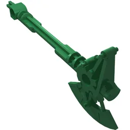 Large Figure Weapon Axe / Green
