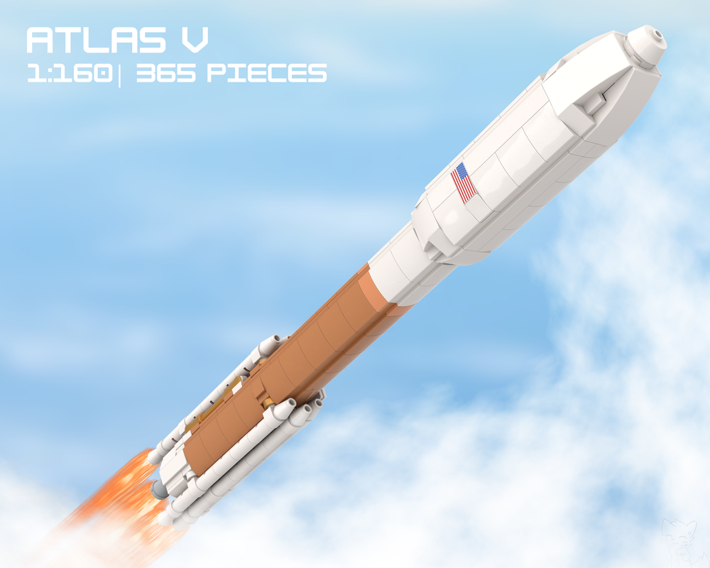 Lego Atlas V | 1:160