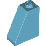 Lego Brick Sloped 65° 2 x 1 x 2 / Medium Azure