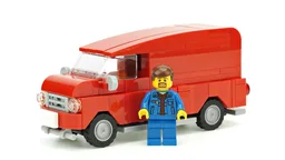 Old red van