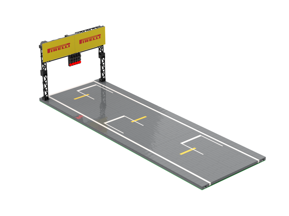 Lego F1 Starting Grid - Speed Champions display