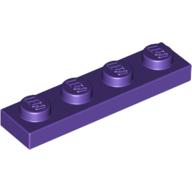 Lego Plate 1 x 4 / Dark Purple
