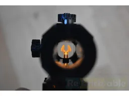 Working illuminated brick gunsight
