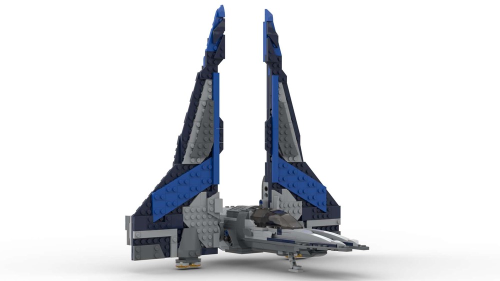 Lego 75316 Mandalorian Starfighter Landing gear & cockpit modification