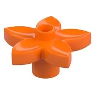 Duplo Plant, Flower with 1 Top Stud / Orange