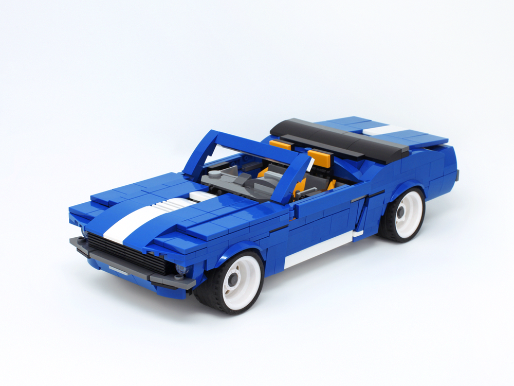 Lego Blue Ford Mustang