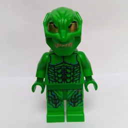 Green Goblin with Gold Eyes on Helmet