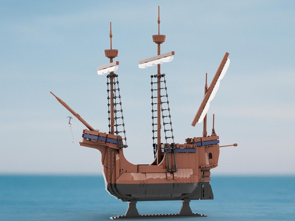Lego Medieval Carrack - Including Modular Hull