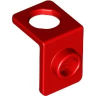 Minifig Neckwear Bracket [One Stud] / Red