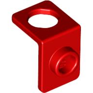 Lego Minifig Neckwear Bracket [One Stud] / Red