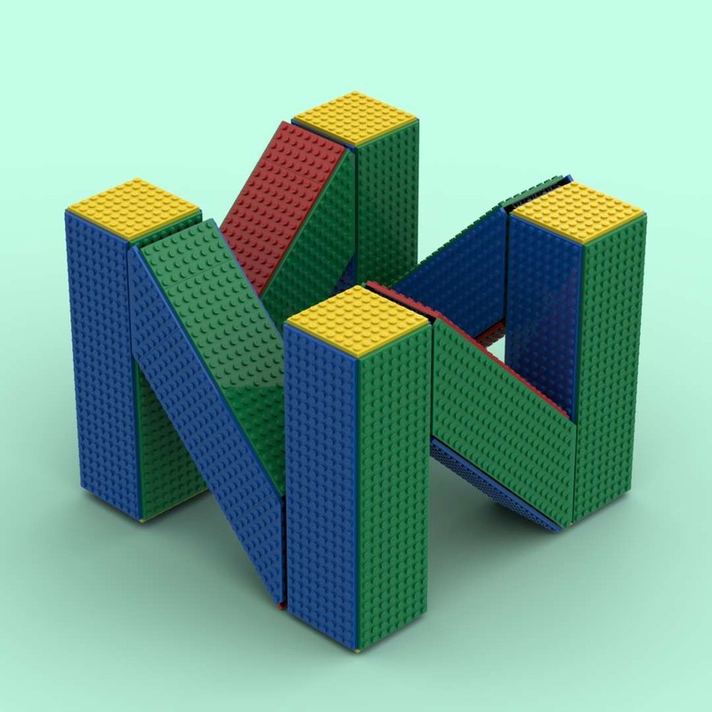Lego Nintendo Logo