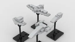 1:1455 Naboo Starships: Royal Starship, Diplomatic Barge, Star Skiff, Nubian Yacht