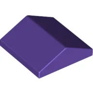 Brick Sloped 33° 2 x 2 Double / Dark Purple
