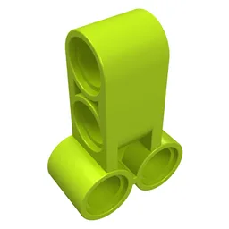 Technic Pin Connector Perpendicular Long / Lime