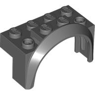 Lego Wheel Arch, Mudguard 4 x 2 x 2 1/2 / Dark Bluish Gray