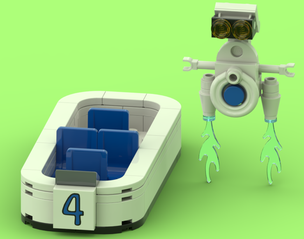 Lego Fantasticar + H.E.R.B.I.E