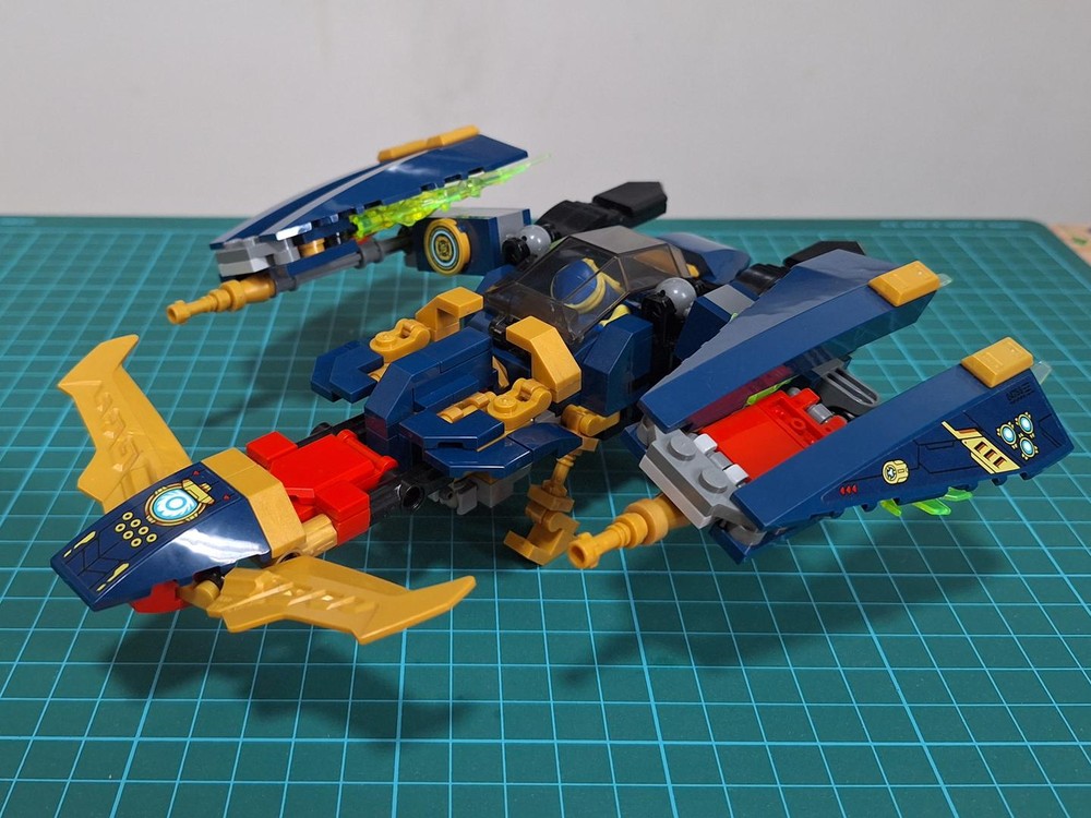 Lego Ninja Ultra Combo Mech 71765 - Part 5 Jay's Lightning Rider