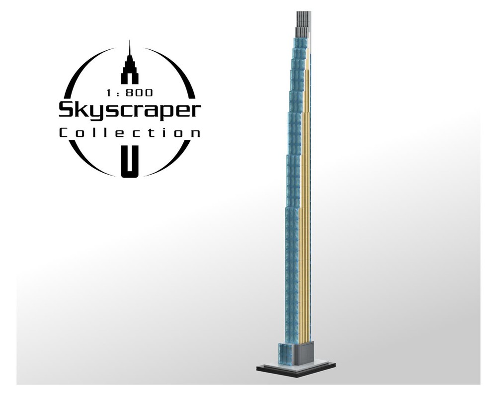 Lego 111 West 57th Street 1:800 Scale (Steinway Tower)