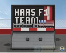 F1 Team Wall Display (Hass F1 Team)