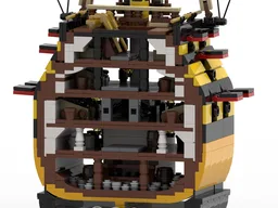 HMS Victory Cross Section Model