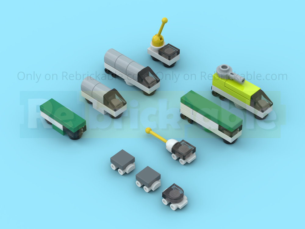 Lego Ground Vehicles Bundle (1:400)