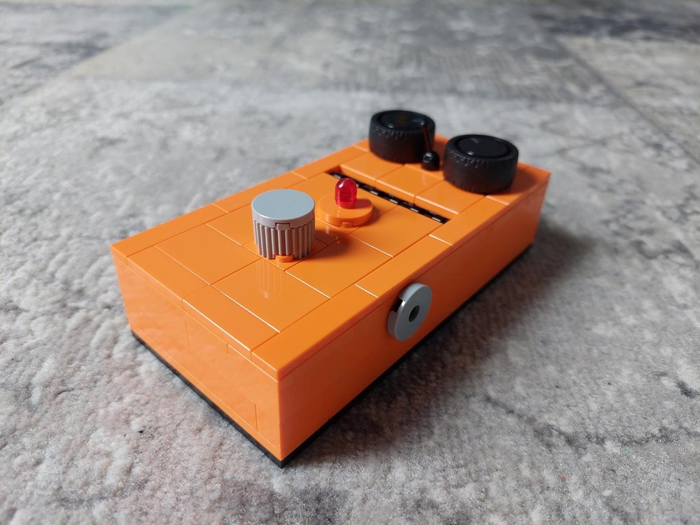 Lego Guitar Pedal with storage inside