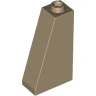 Brick Sloped 75° 2 x 1 x 3 with Hollow Stud / Dark Tan