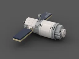Tianzhou (1:110 Saturn V scale) automated cargo spacecraft