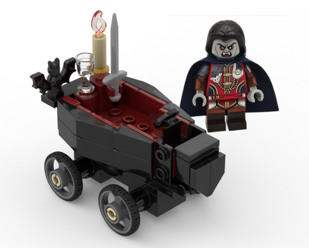 Lego Vampire coffin soap box racer #6 for Strahd von Zarovich