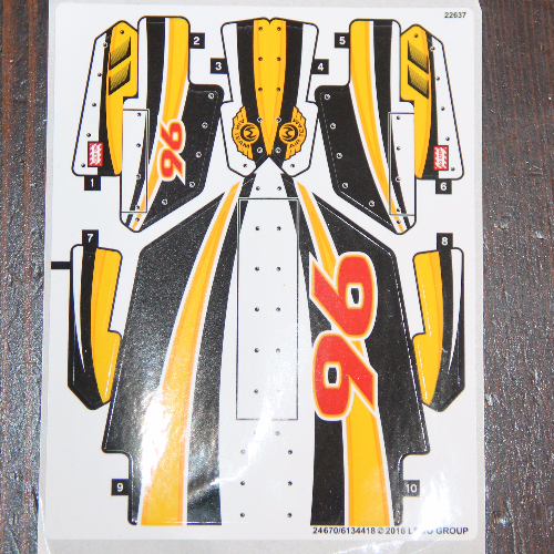 Lego Sticker Sheet for Set 42044-1 / [No Color/Any Color]