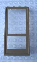 Modulex Door Panel 1 x 4 x 8 with Brown Print
