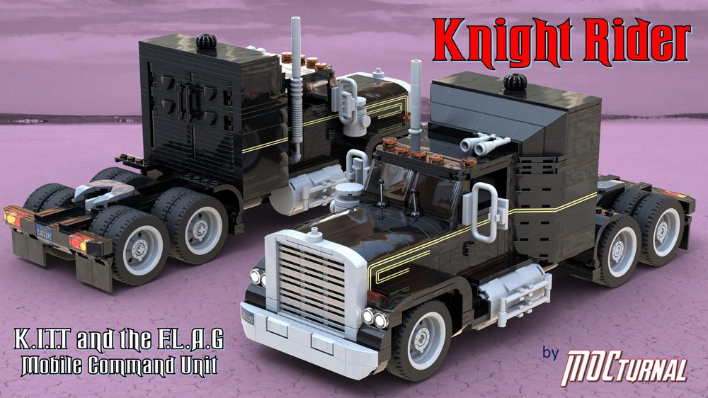 Lego MOCturnal Knight Rider: FLAG Mobile Command Unit (Truck)
