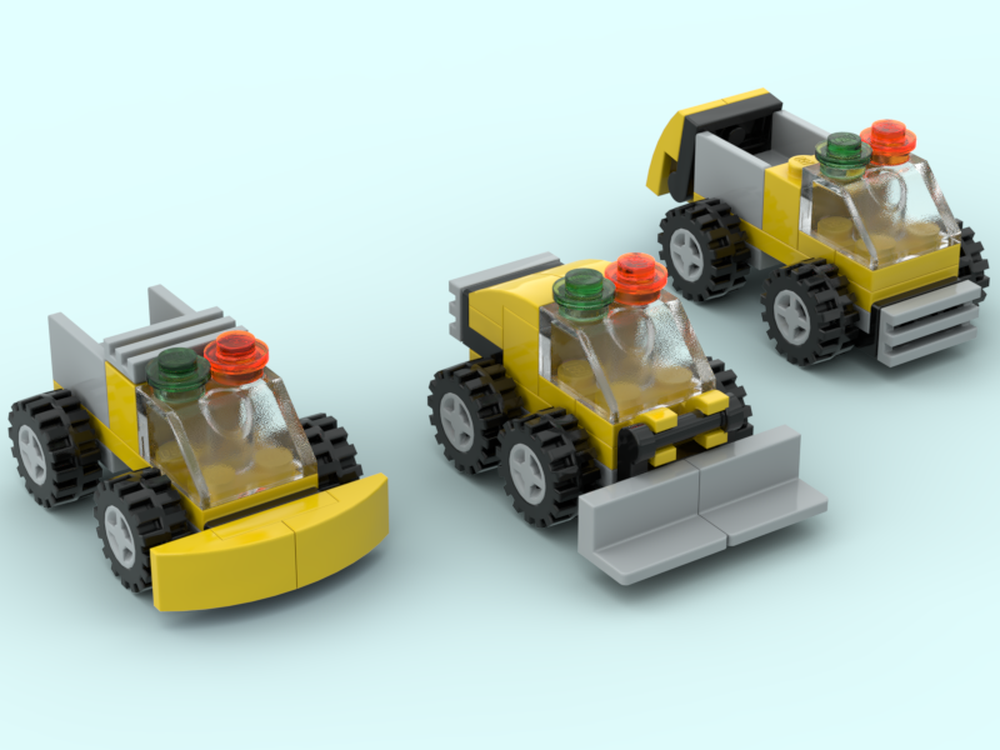 Lego Bulldozer/Dumper/Pick-up (3-in-1 Creative Series)