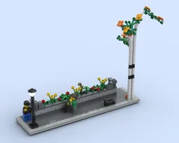 Modular Sidewalk with BirchTree