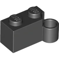 Hinge Brick 1 x 4 [Lower] / Black
