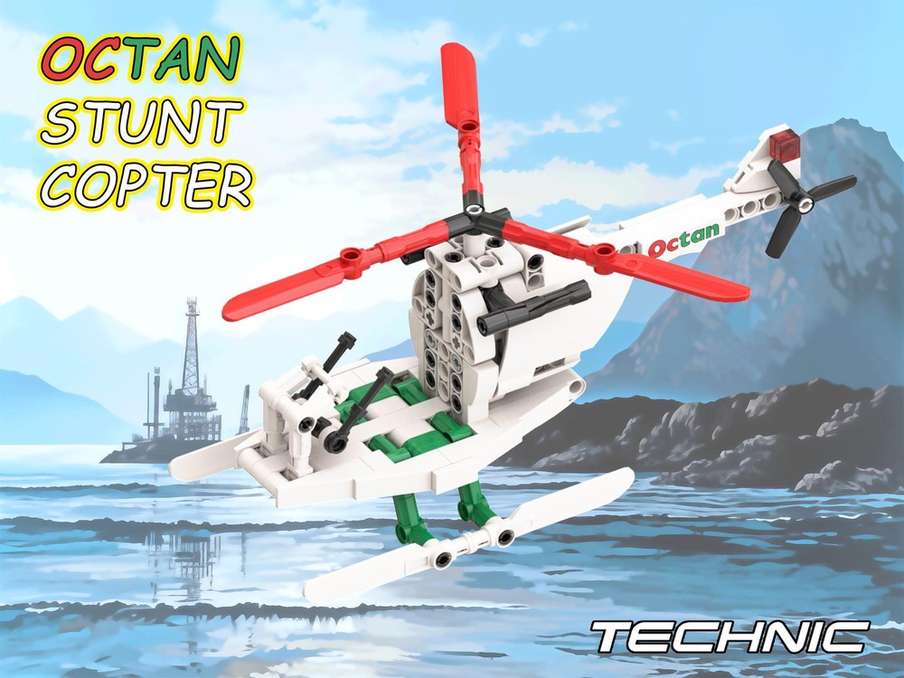 Lego OCTAN Stunt Copter - Technic Version
