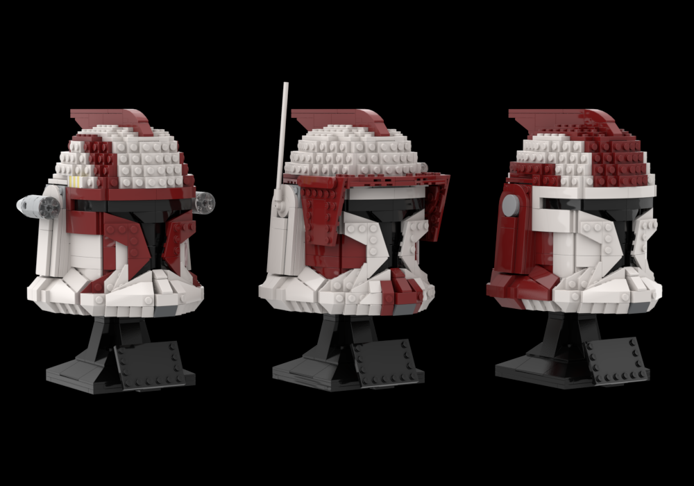 Lego Coruscant Elite Guard Phase 1 Helmet Bundle