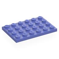 Lego Plate 4 x 6 / Blue Violet