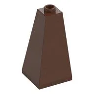 Brick Sloped 75° 2 x 2 x 3 Double Convex / Brown