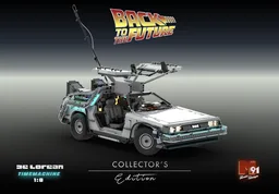 1:8 Collectors Edition Back to the Future DeLorean Timemachine