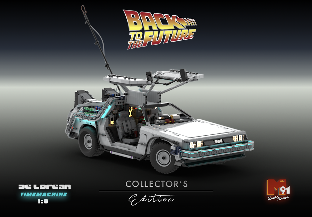 Lego 1:8 Collectors Edition Back to the Future DeLorean Timemachine