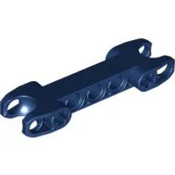 Technic Axle and Pin Connector 2 x 7 with Two Ball Joint Sockets [Squared Ends] / Dark Blue